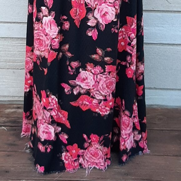 Free People Floral/Polka Dot Combination Maxi Dress - Picture 6 of 10